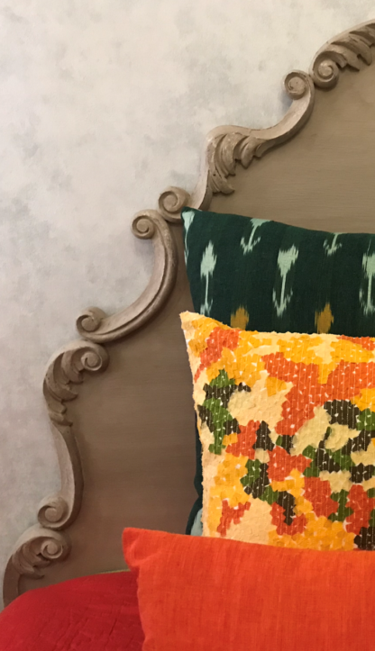 Ikat Green Eurosham - Image 4